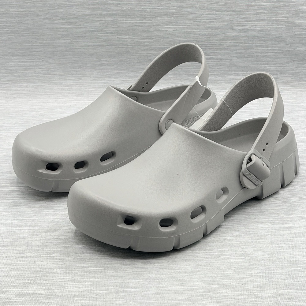 Birkenstock‎ EUR 45 Gray Recovery Clogs Men's 12 Birki Flow EVA Sport